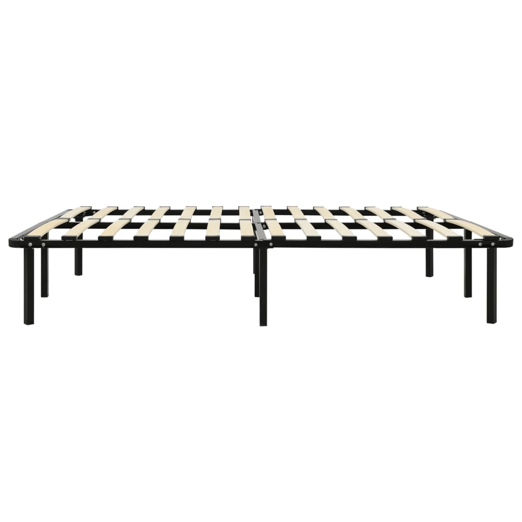 Sengeramme svart metall 120x200 cm