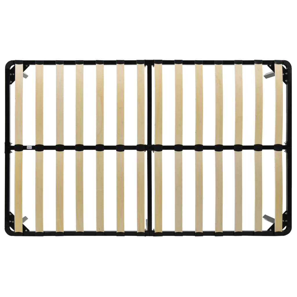 Sengeramme svart metall 120x200 cm