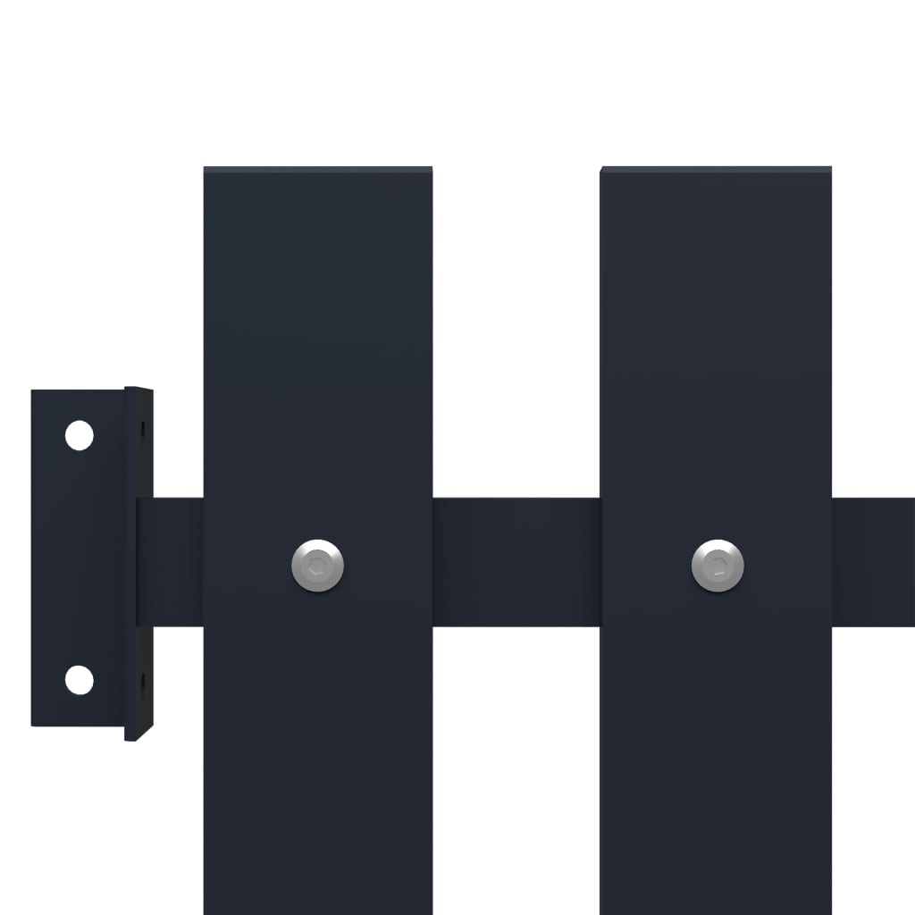 Gjerdepanel antrasitt 178x100 cm pulverlakkert stål