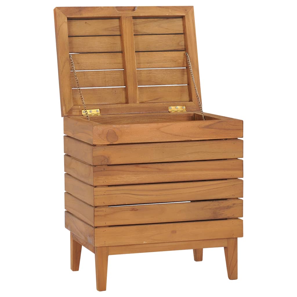 Skittentøyskurv 40x30x45 cm heltre teak