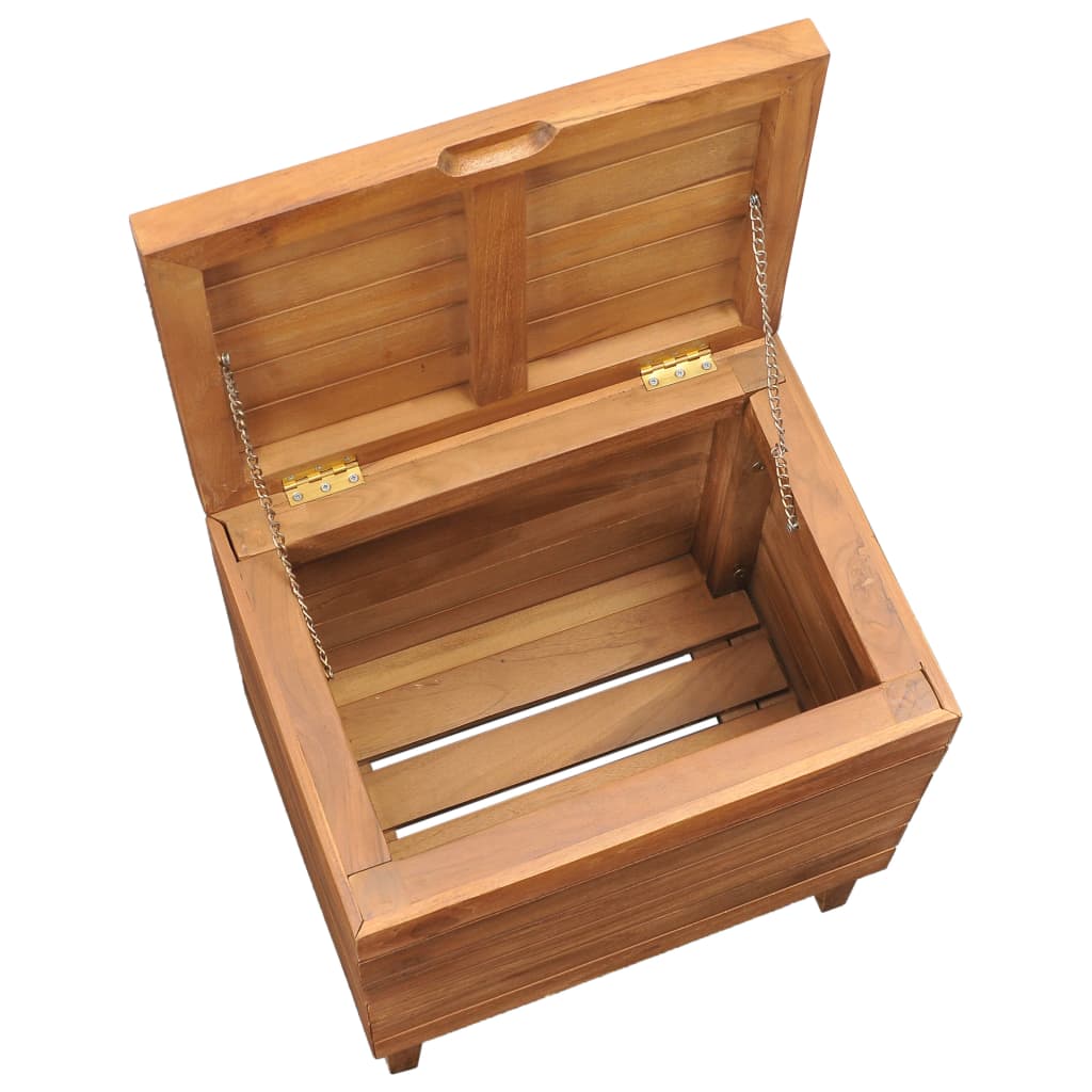 Skittentøyskurv 40x30x45 cm heltre teak