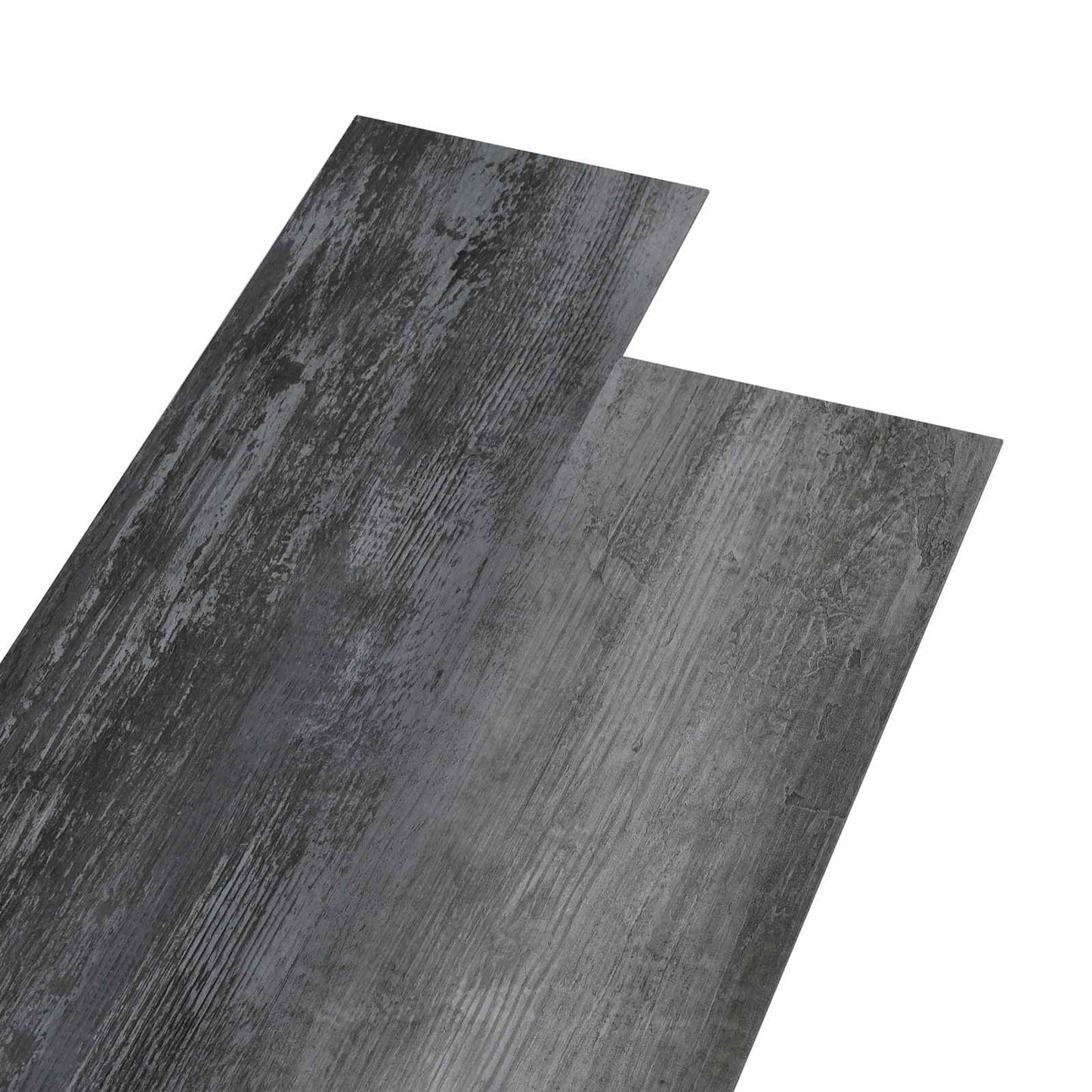 Gulvplanker 36 pcs Skinnende grå 5,02 m² PVC
