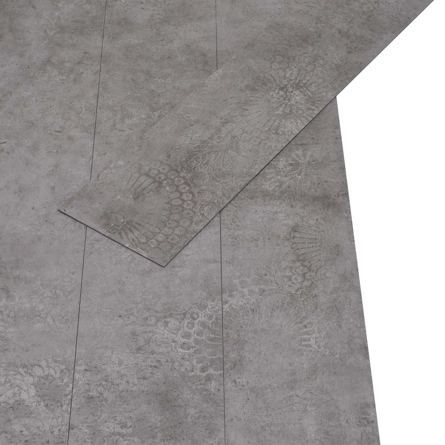Gulvplanker 36 pcs BetongGrå 5,02 m² PVC