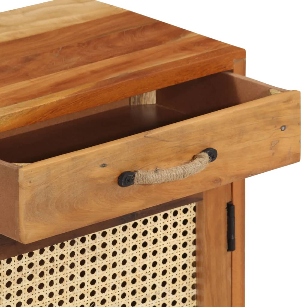 Nattbord 40x30x50 cm gjenvunnet heltre