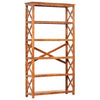 Bokhylle 100x30x180 cm heltre akasie med honningfinish