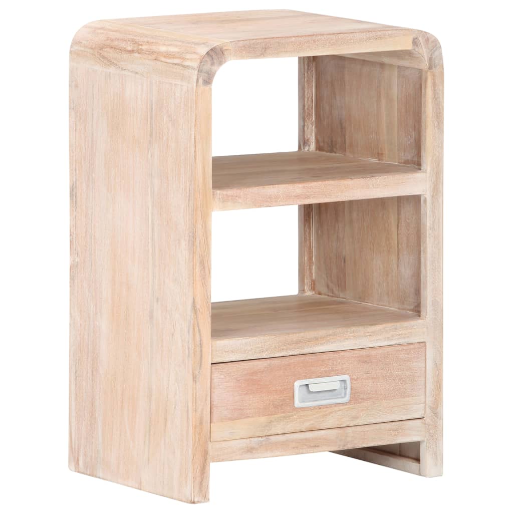 Nattbord 40x30x60 cm heltre akasie
