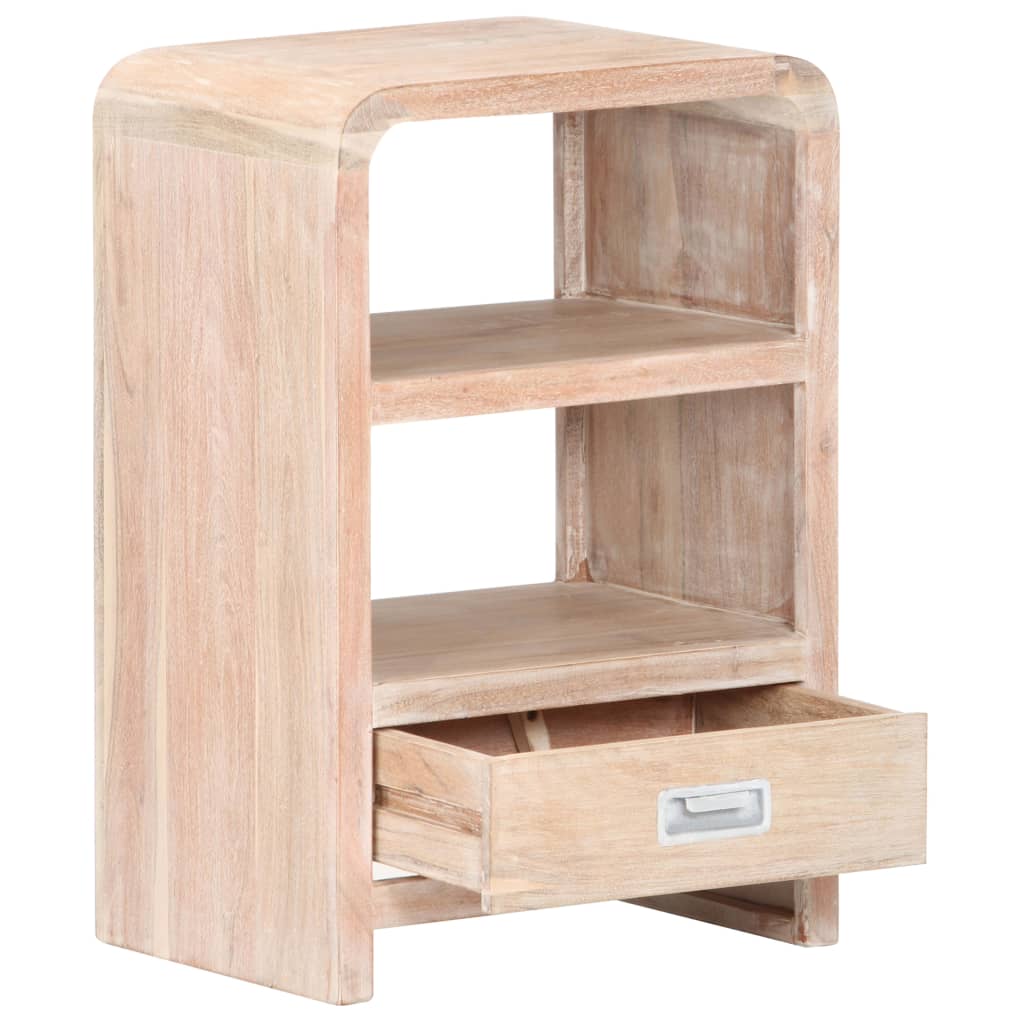 Nattbord 40x30x60 cm heltre akasie