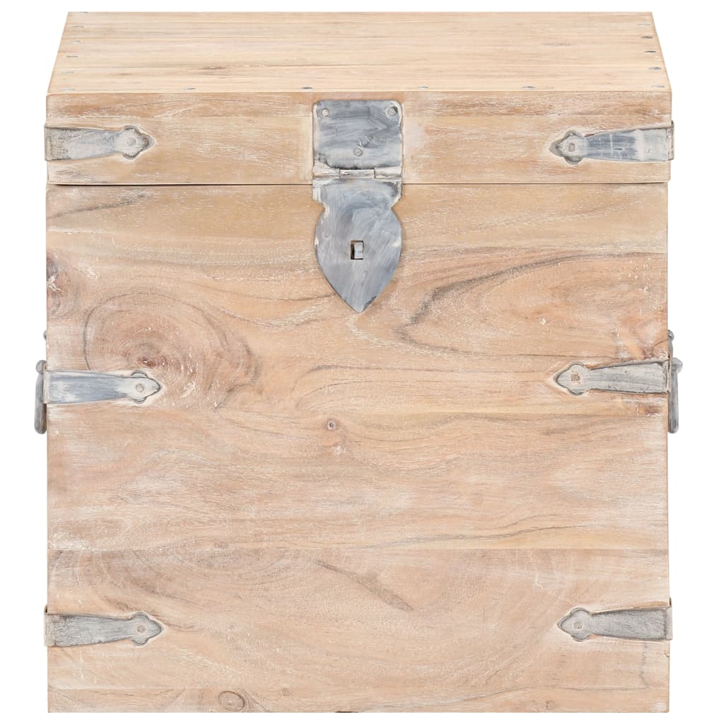 Kiste 40x40x40 cm heltre akasie