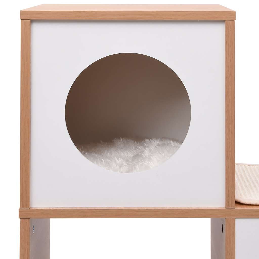 Kattehus med sisal klorematte 100 cm