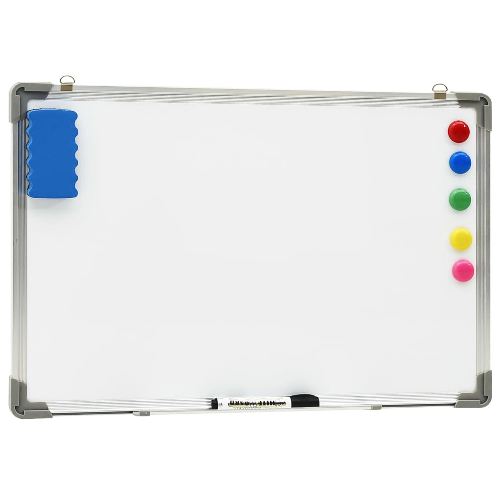 Magnetisk tørr-viskbar tavle hvit 50x35 cm stål