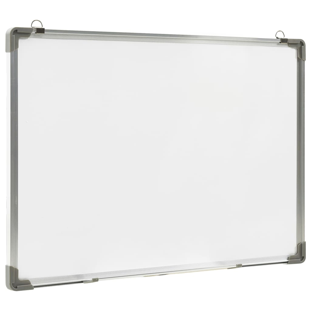 Magnetisk tørr-viskbar tavle hvit 90x60 cm stål