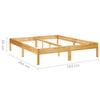 Sengeramme heltre eik 180x200 cm