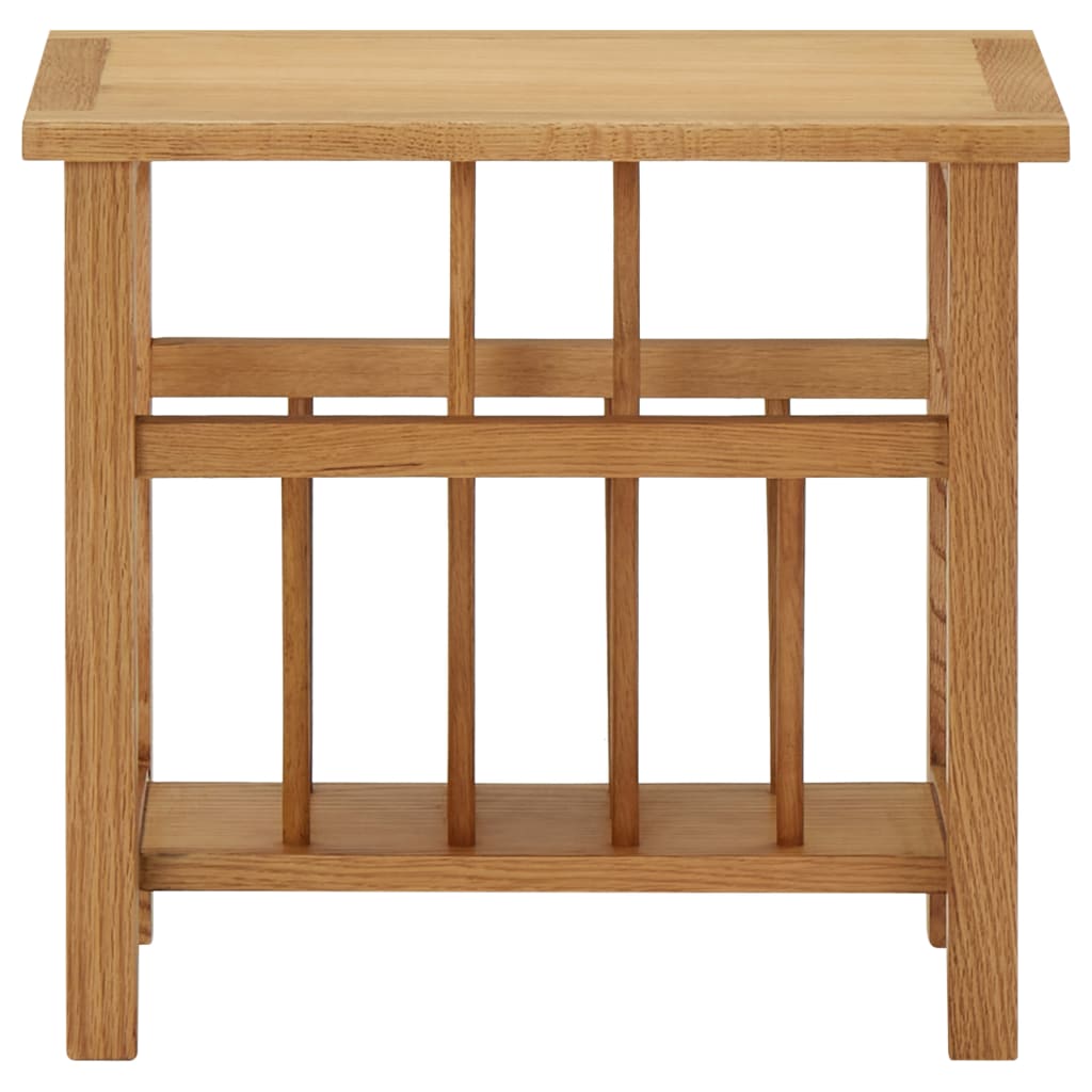 Magasinbord 45x27x42 cm heltre eik