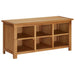 Skostativ 90x37x45 cm heltre eik