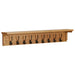Knaggrekke 90x16x16 cm heltre eik