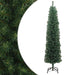 Slankt kunstig juletre med stativ grønn 180 cm PVC