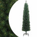 Slankt kunstig juletre med stativ grønn 240 cm PVC vidaXL
