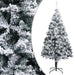 Kunstig juletre med flokket snø grønn 180 cm