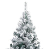 Kunstig juletre med flokket snø grønn 180 cm