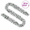 Julekrans med flokket snø grønn 10 m PVC