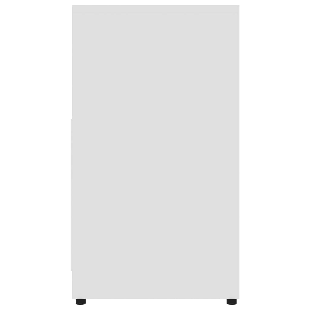 Baderomsskap hvit 60x33x61 cm konstruert tre