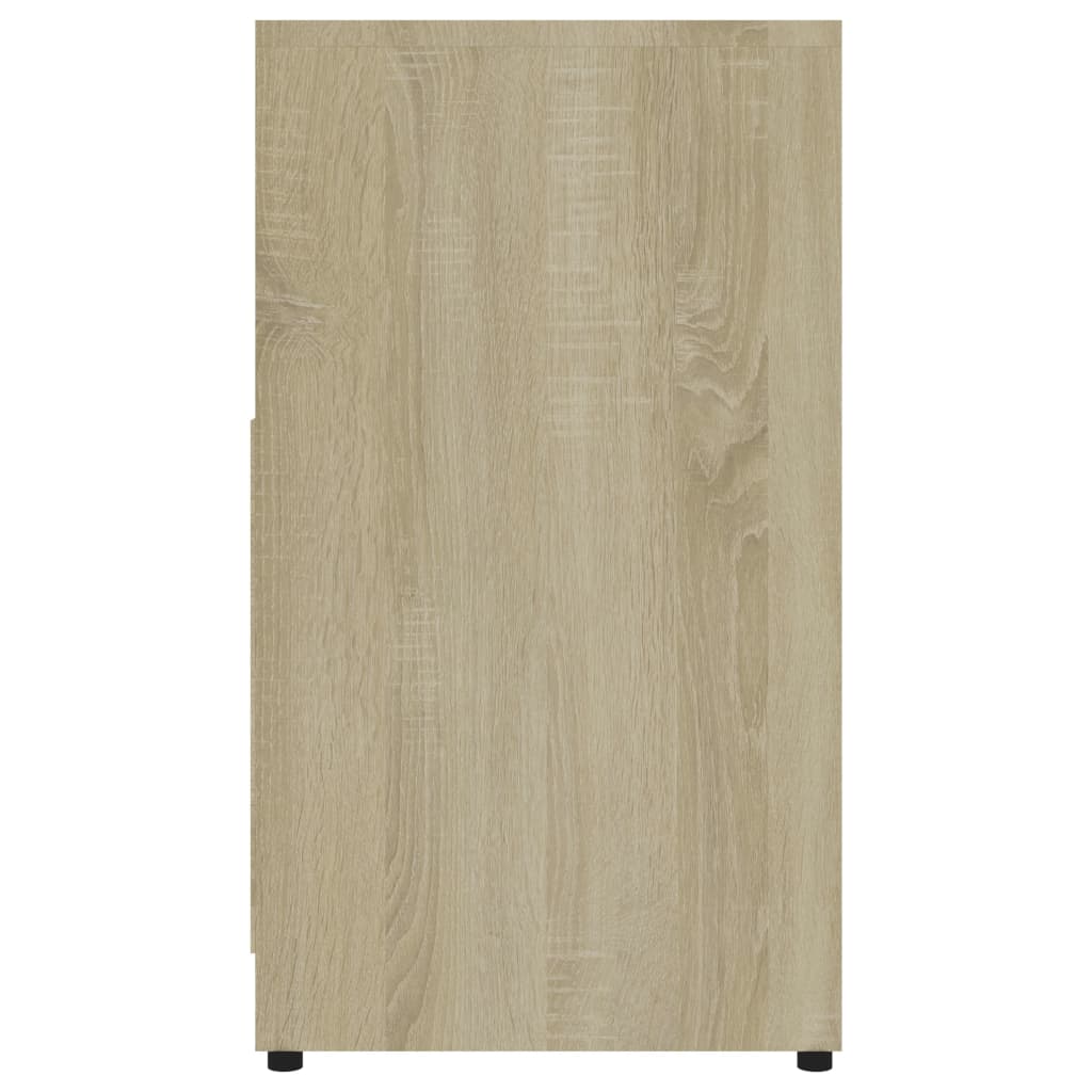 Baderomsskap sonoma eik 60x33x61 cm konstruert tre