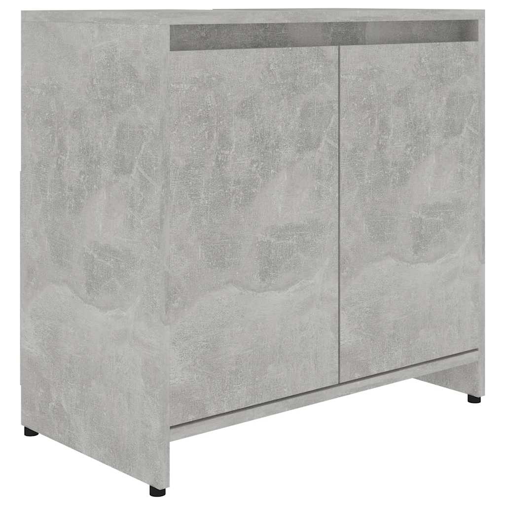 Baderomsskap betonggrå 60x33x61 cm konstruert tre