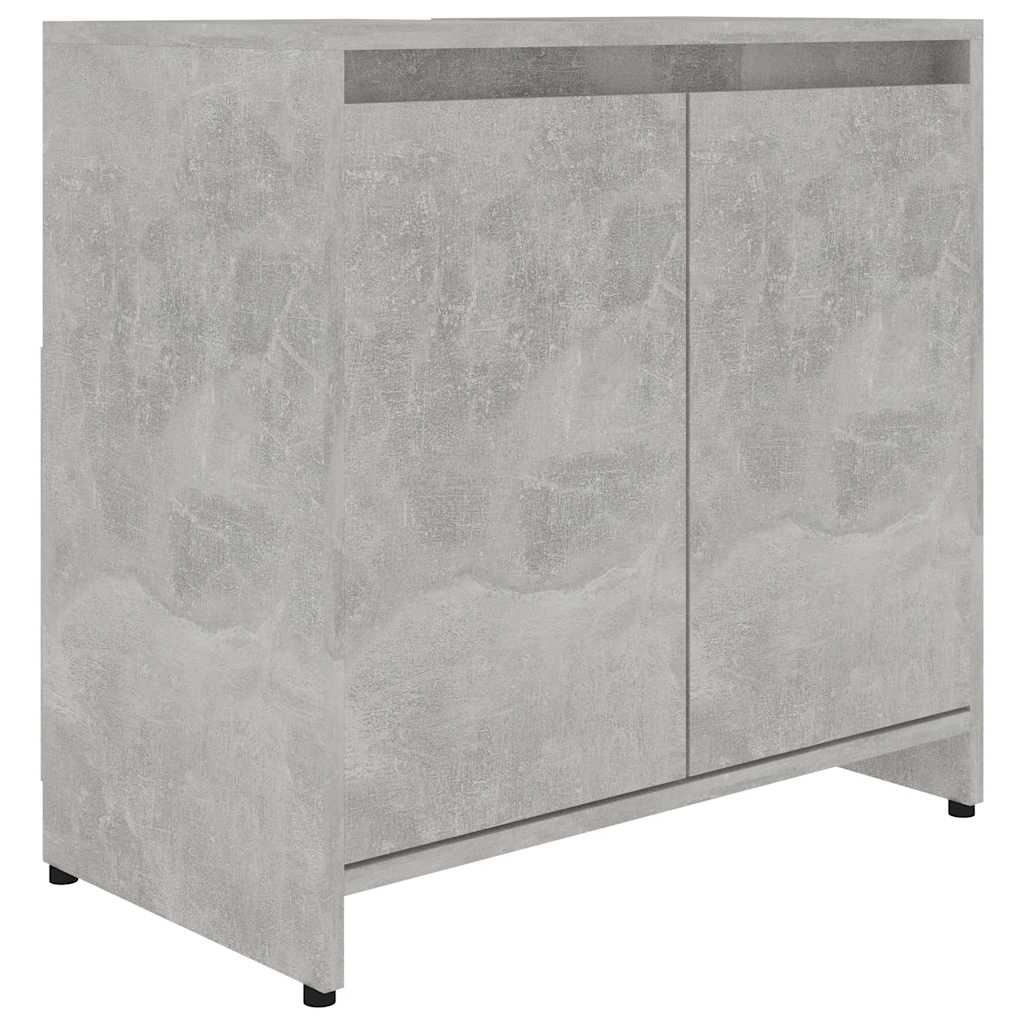Baderomsskap betonggrå 60x33x61 cm konstruert tre