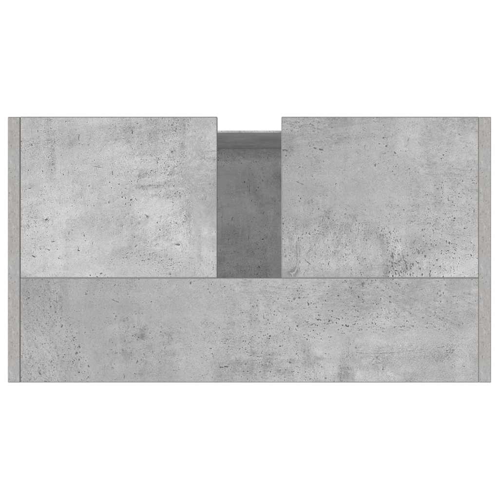 Baderomsskap betonggrå 60x33x61 cm konstruert tre