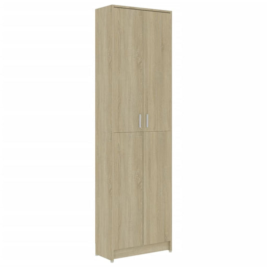 Garderobe for gang sonoma eik 55x25x189 cm konstruert tre