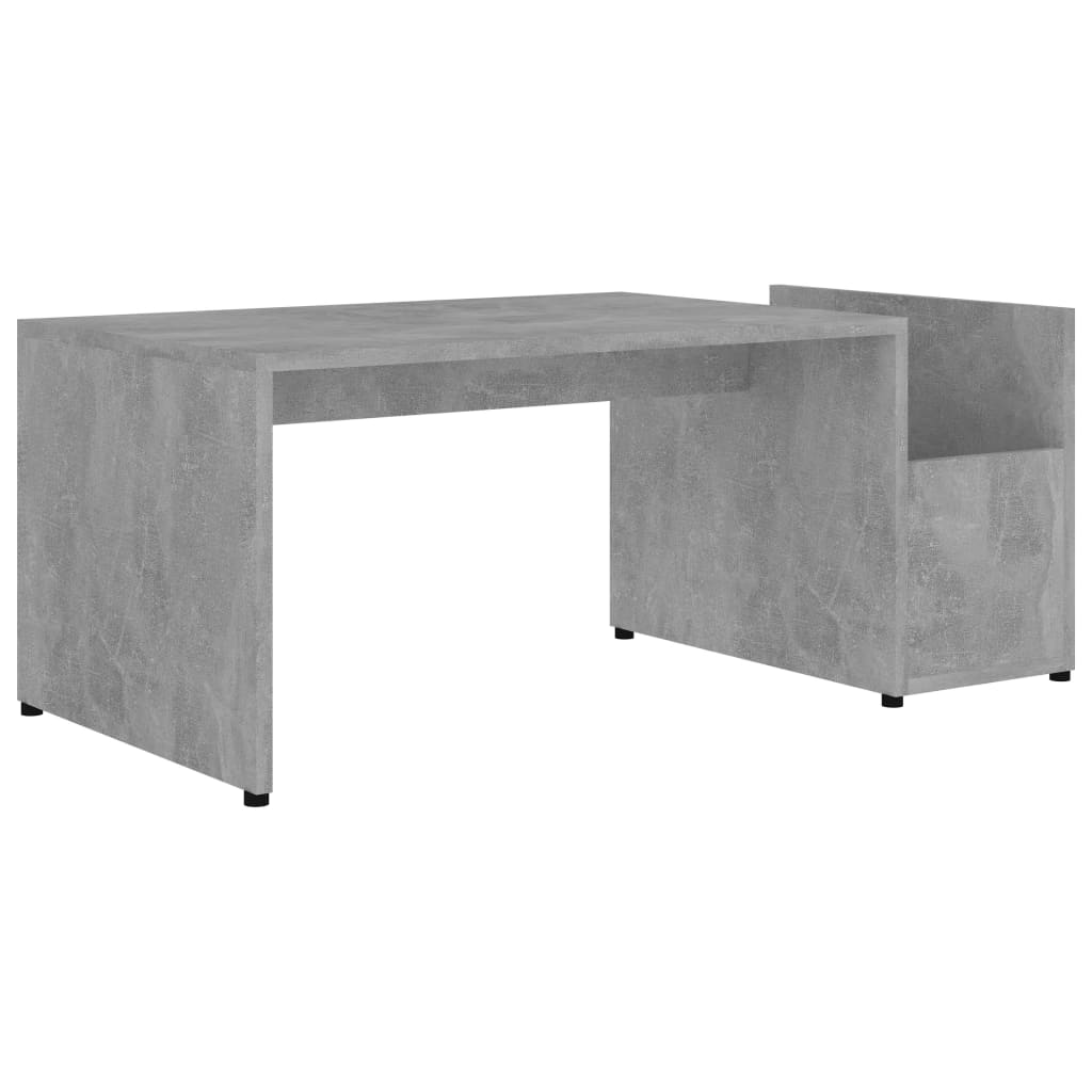 Salongbord betonggrå 90x45x35 cm konstruert tre