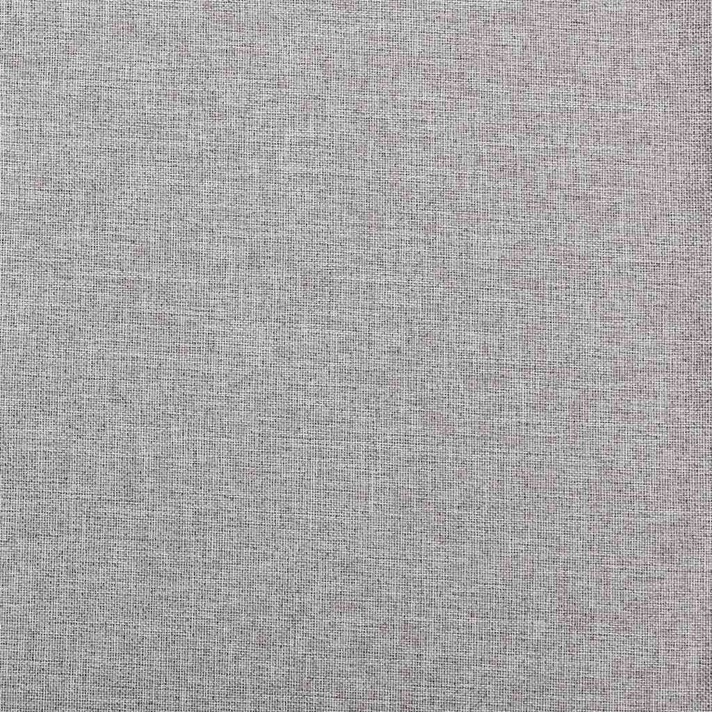 Lystette gardiner med maljer og lin-design 2 stk grå 140x175 cm