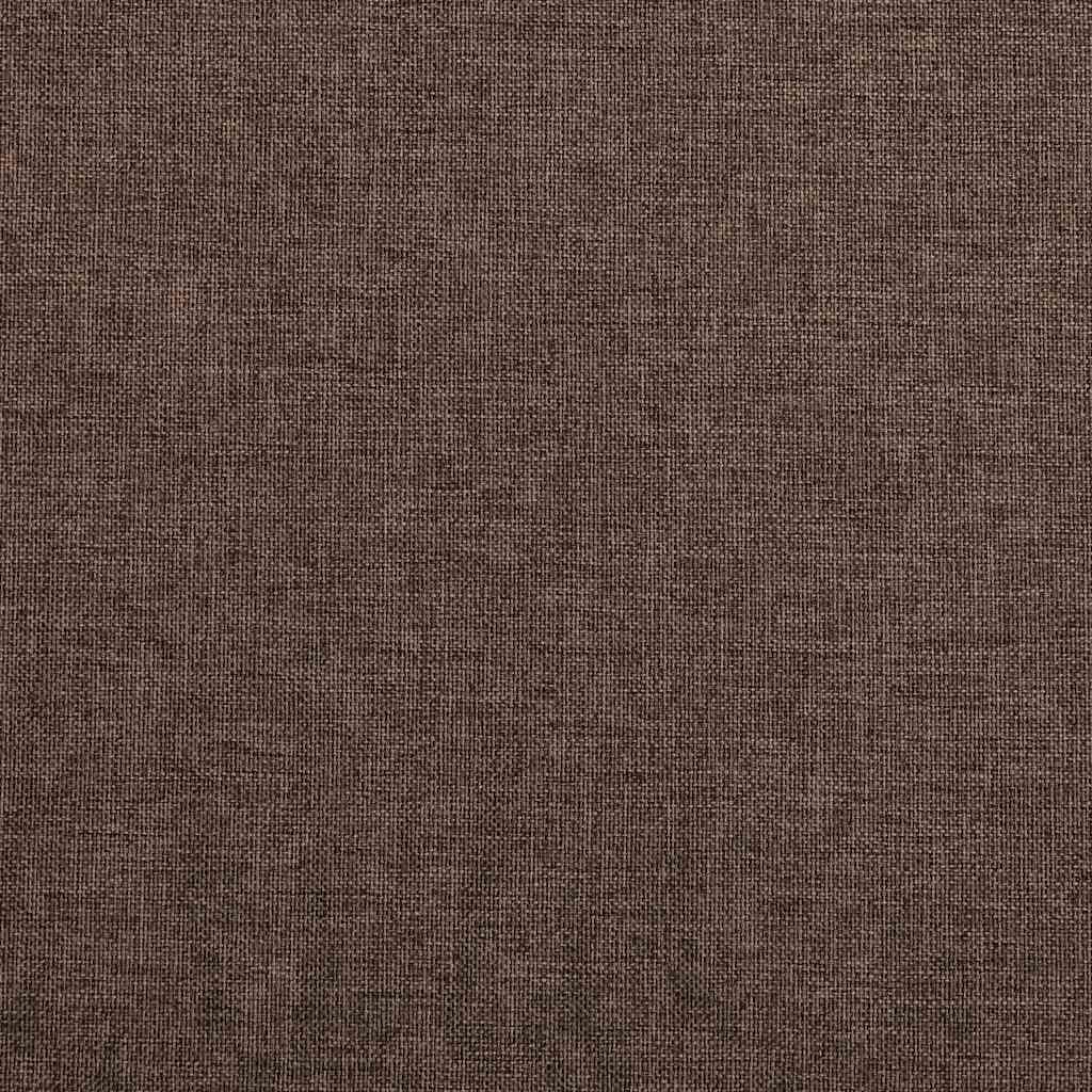Lystette gardiner kroker og lin-design 2 stk gråbrun 140x175 cm