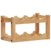 Vinstativ for 6 flasker 37x21x21 cm heltre eik