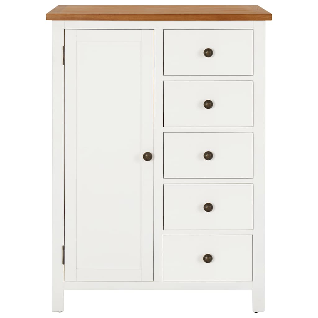 Garderobe 76x52x105 cm heltre eik