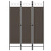 Romdeler 3 paneler antrasitt 120x180 cm