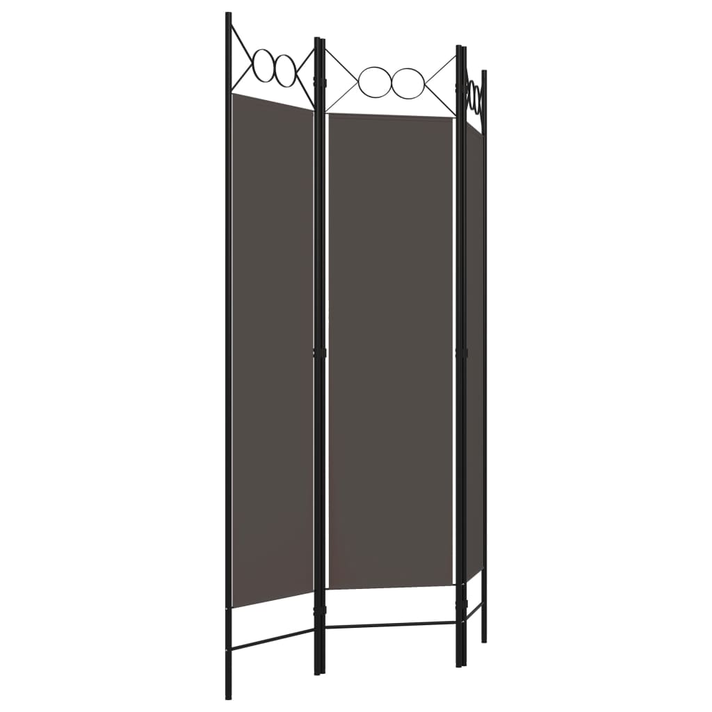 Romdeler 3 paneler antrasitt 120x180 cm