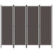 Romdeler 4 paneler antrasitt 200x180 cm