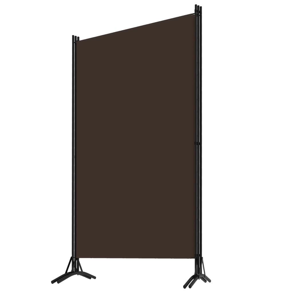 Romdeler 3 paneler brun 260x180 cm