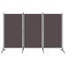 Romdeler 3 paneler antrasitt 260x180 cm