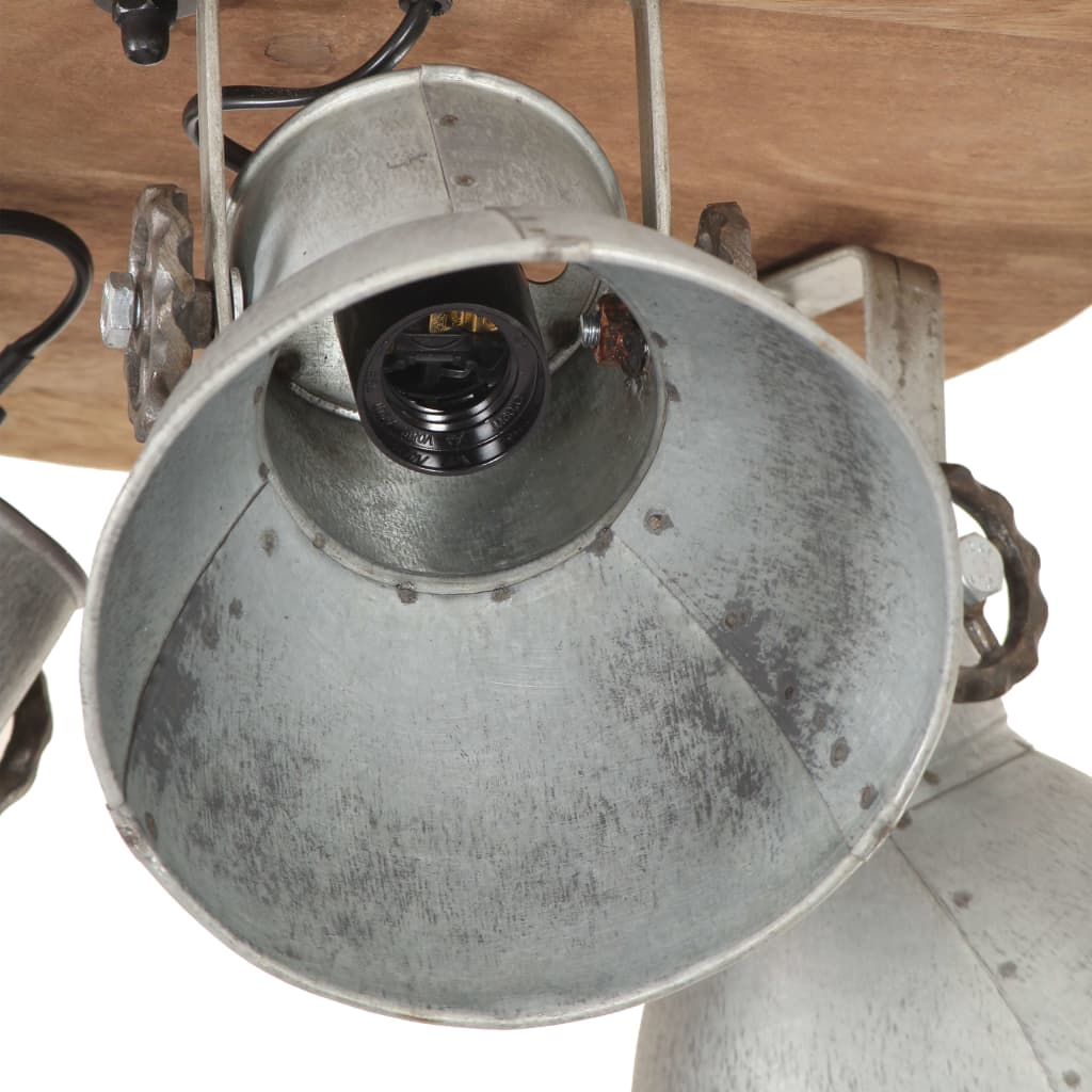 Industriell taklampe 25 W sølv 42x27cm E27