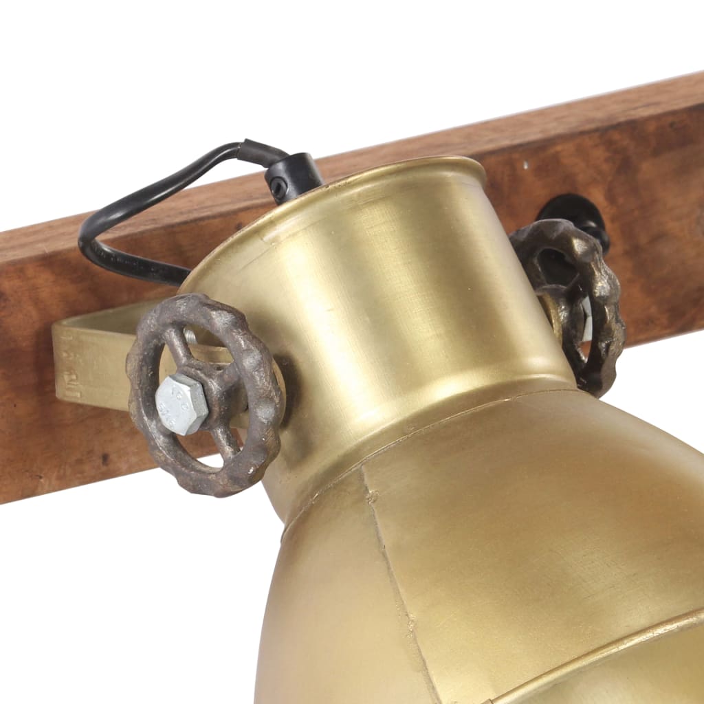 Industriell vegglampe messing 45x25 cm E27