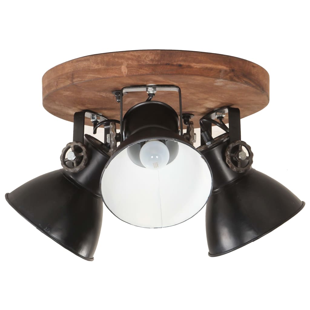 Industriell taklampe 25 W svart 42x27 cm E27