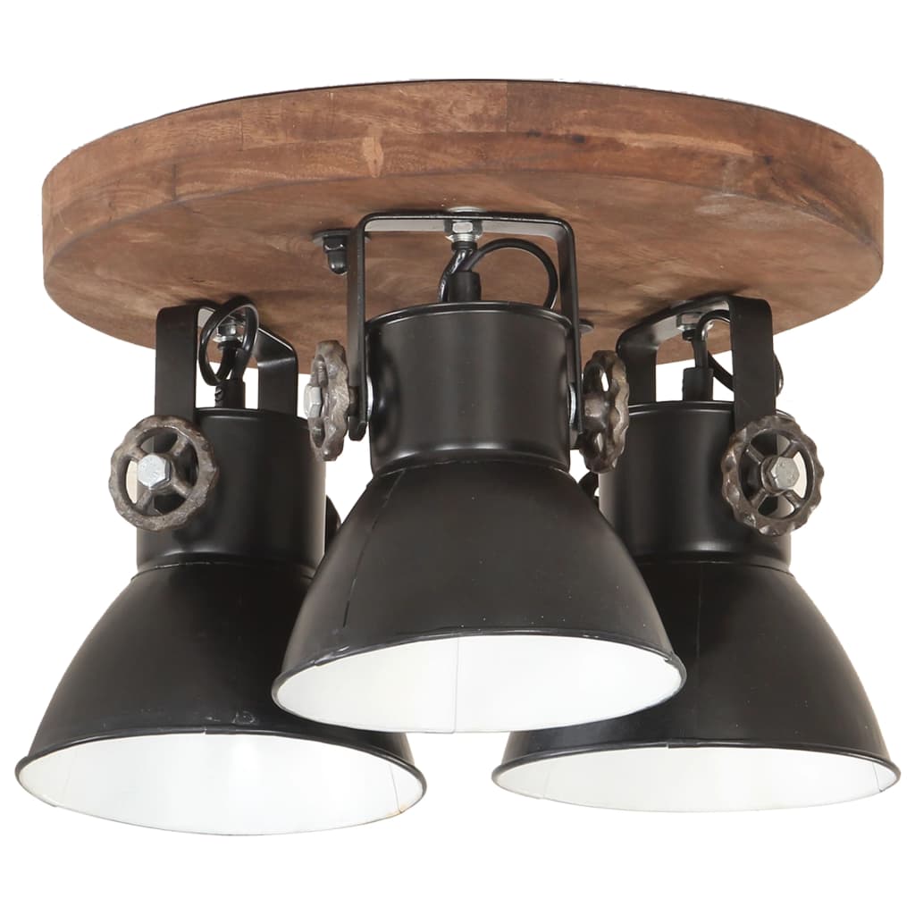 Industriell taklampe 25 W svart 42x27 cm E27