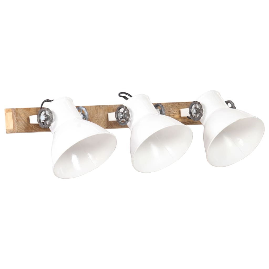 Industriell vegglampe hvit 65x25 cm E27
