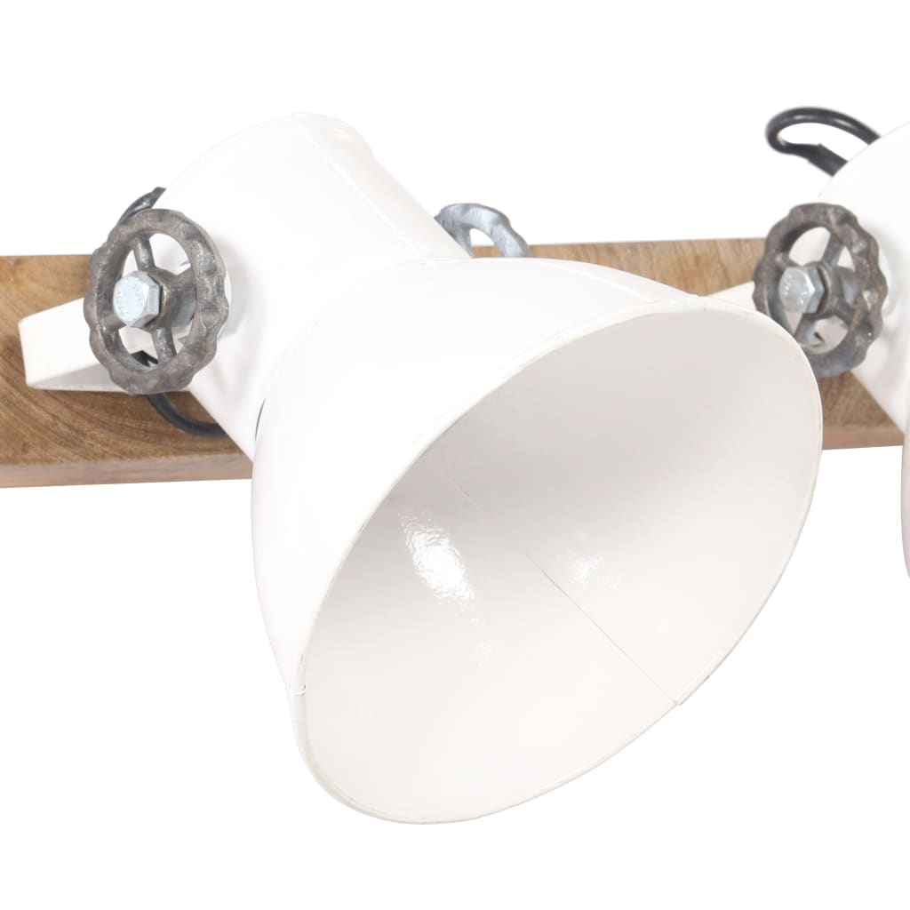 Industriell vegglampe hvit 65x25 cm E27
