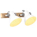 Industriell vegglampe hvit 45x25 cm E27
