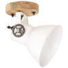 Industrielle vegg-/taklamper 2 stk hvit 20x25 cm E27