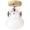 Industrielle vegg-/taklamper 2 stk hvit 20x25 cm E27