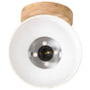 Industrielle vegg-/taklamper 2 stk hvit 20x25 cm E27